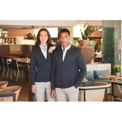 Zip through cardigan